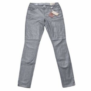 NEW! Mossimo Supply Co. silver metallic skinny Size 5/6